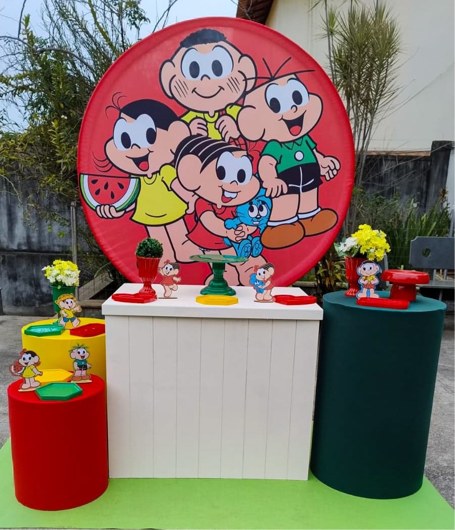 Kit Aniversário Com Mesa Balcão  - Clube da festinha Locação 
