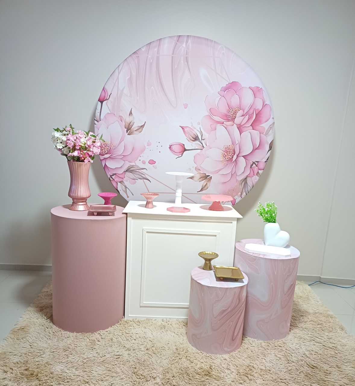  Kit Ouro - Floral Mulher - Magia e Diversão 
