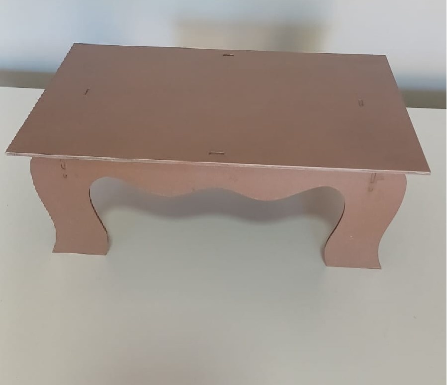 Bandeja Mdf Quadrada Rose Gold  - Magia e Diversão 