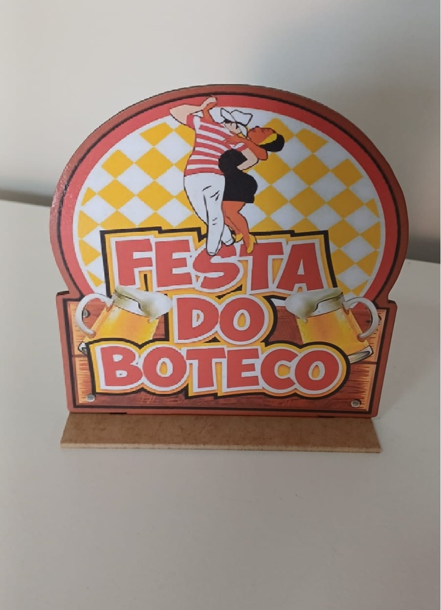 Placa Festa Do Boteco  - Magia e Diversão 