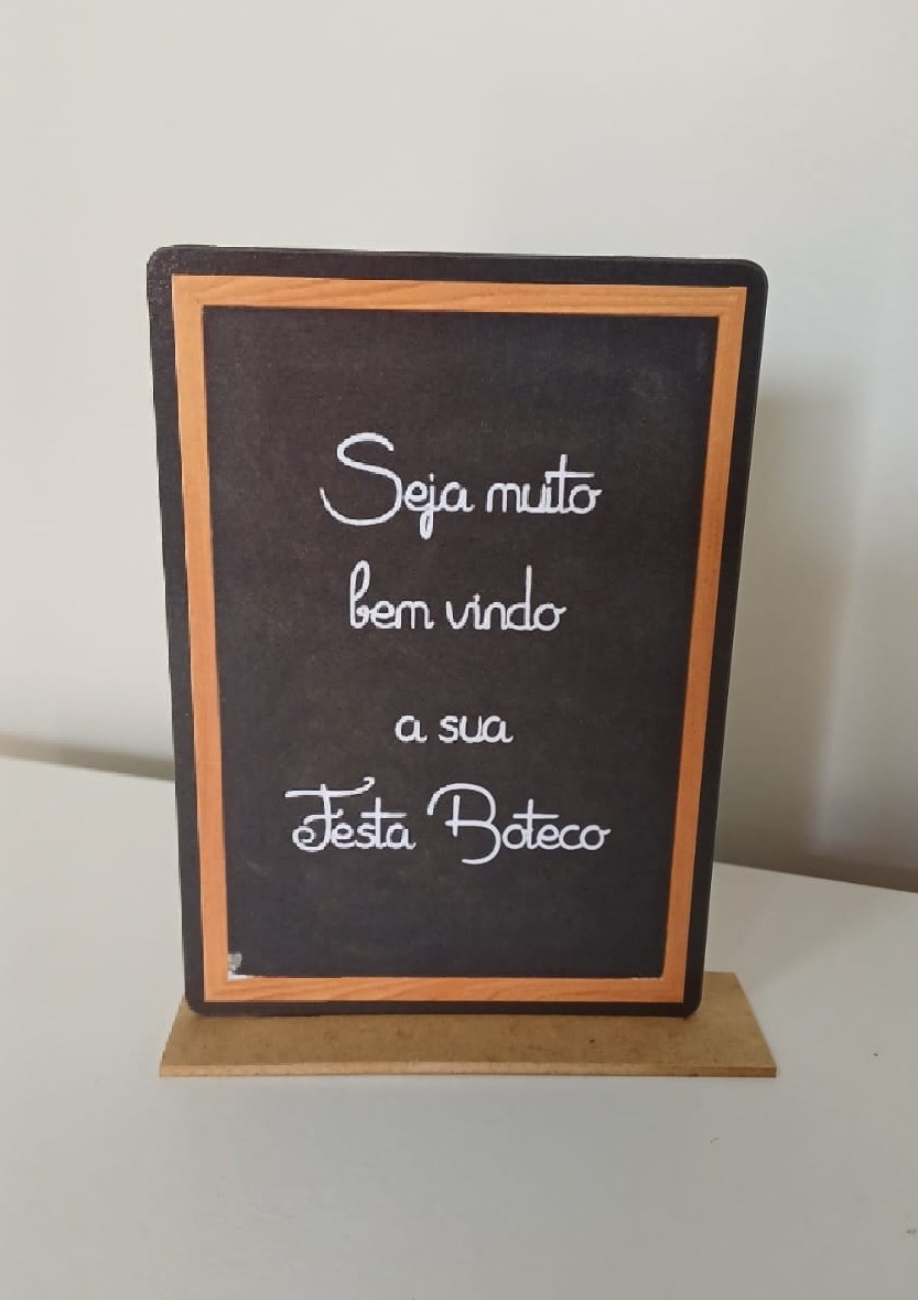 Plaquinha Bem Vindo - Magia e Diversão 
