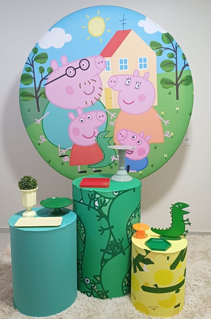  Kit Prata - Peppa Pig (Menino) - Magia e Diversão 