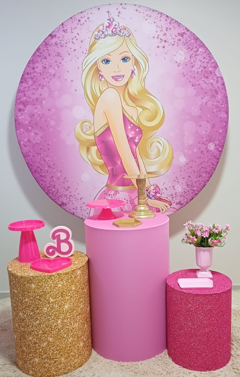  Kit Prata - Barbie - Magia e Diversão 