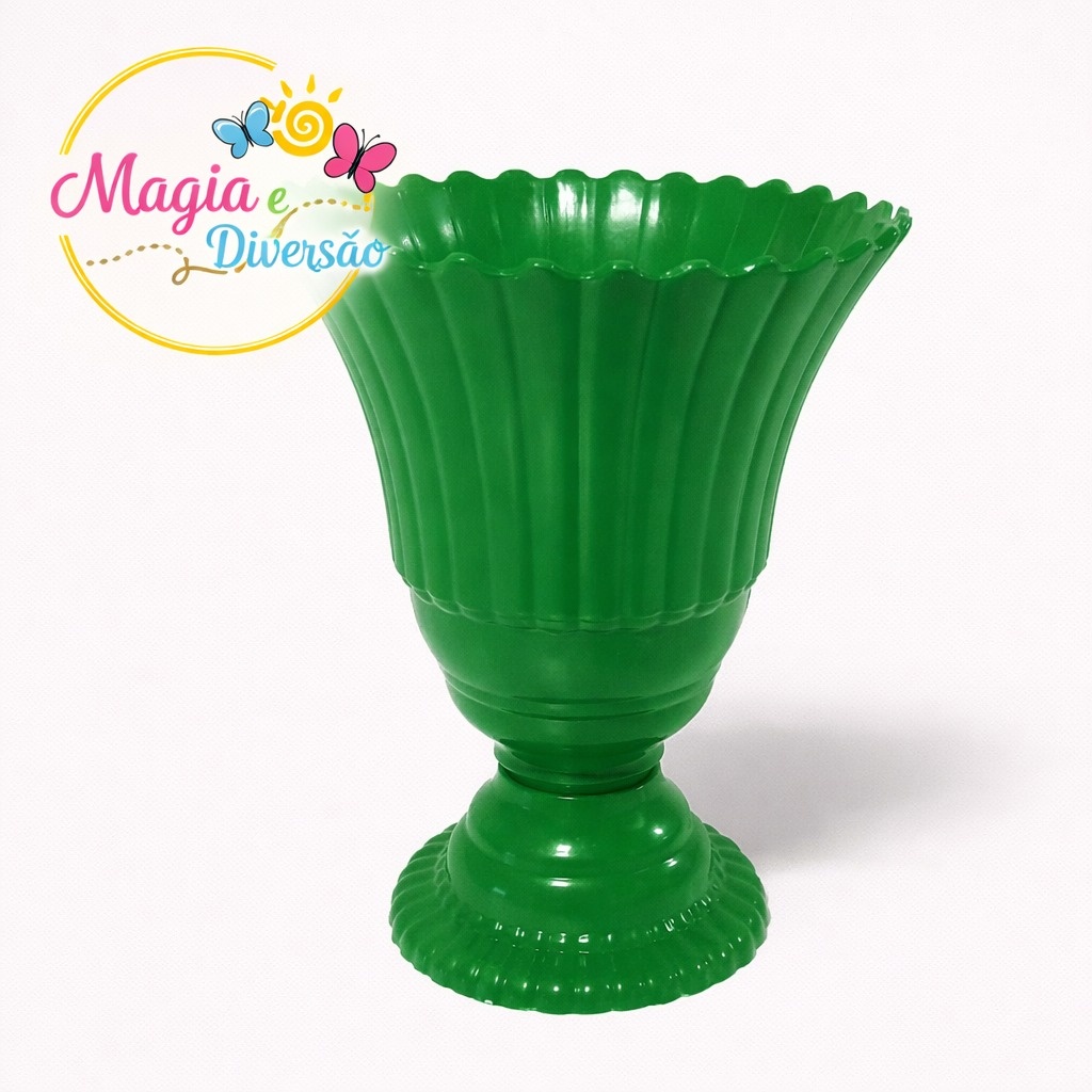 Vaso Polietileno Verde - Magia e Diversão 