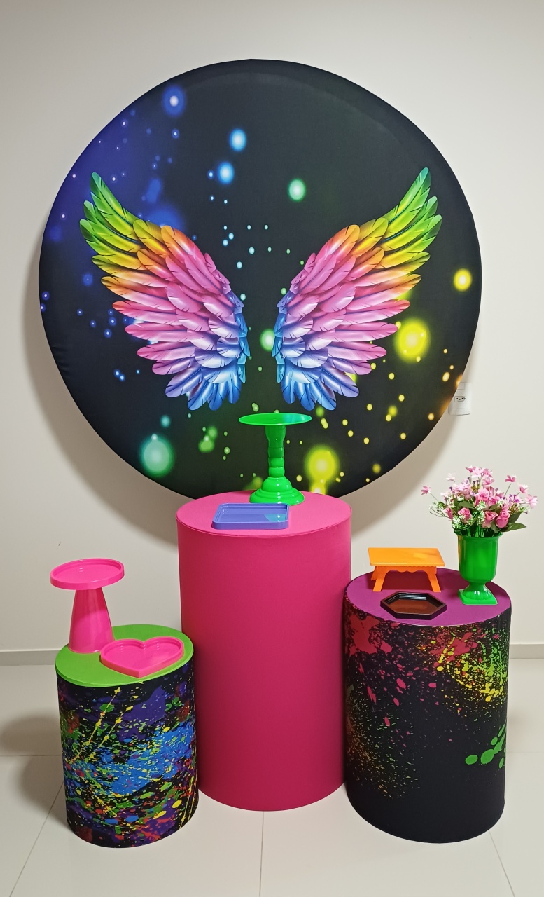 Kit Prata Pink Neon - Magia e Diversão 