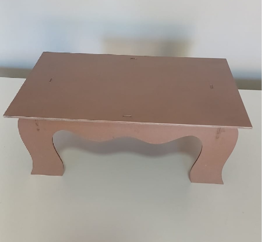 Bandeja Mdf Quadrada Rose Gold - Magia e Diversão 