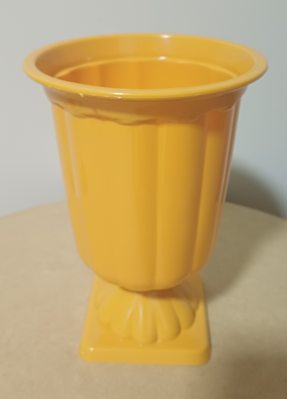 Vaso Polietileno Mostarda - Magia e Diversão 