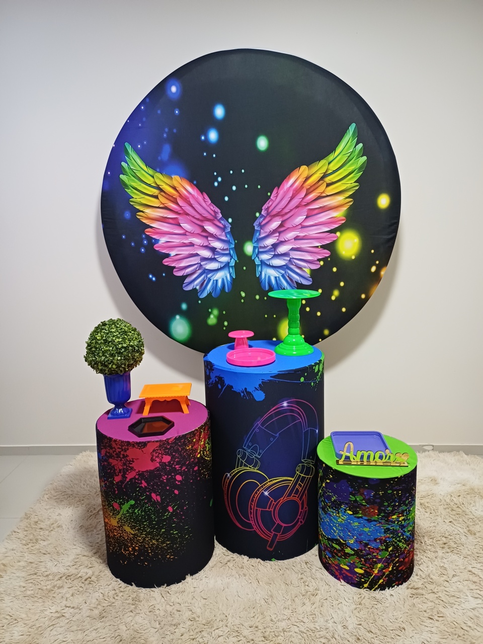  Kit Prata - Neon - Magia e Diversão 