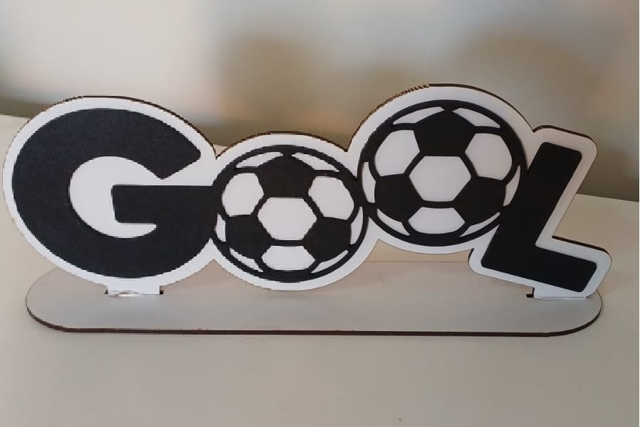Letreiro "Gol" - Futebol - Magia e Diversão 