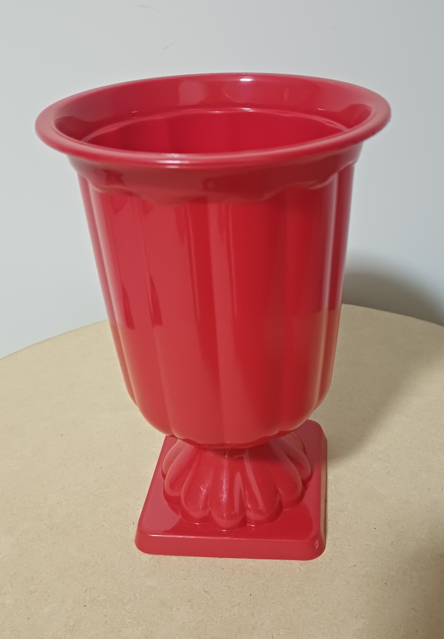 Vaso Polietileno Vermelho - Magia e Diversão 