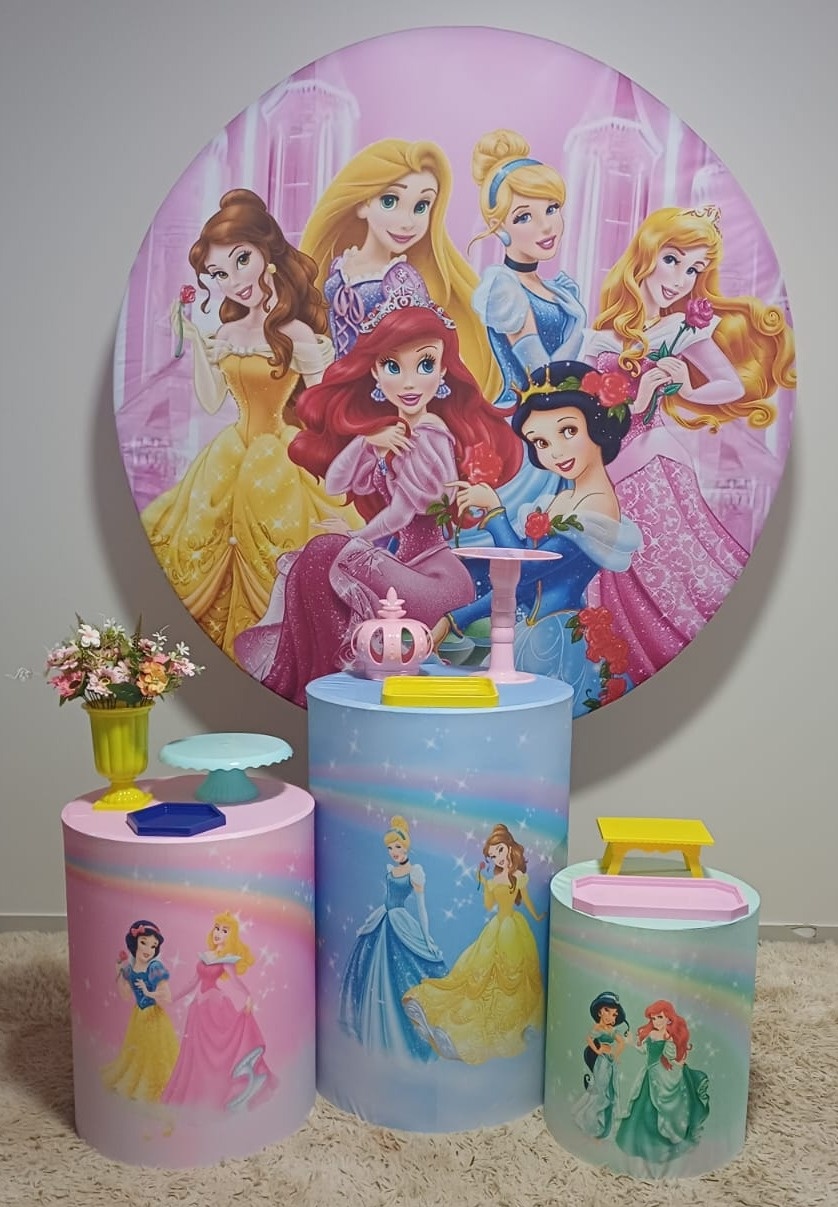  Kit Prata - Princesas - Magia e Diversão 
