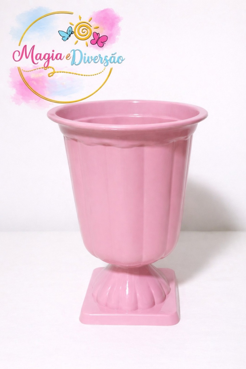 Vaso Polietileno Rosa Fote - Magia e Diversão 