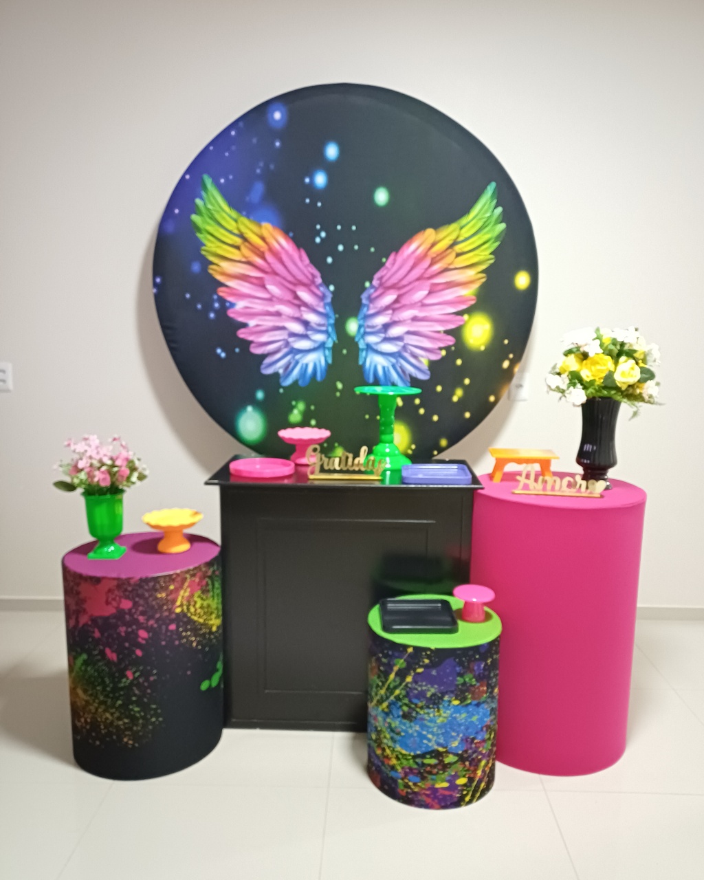 Kit Ouro Pink Neon - Magia e Diversão 