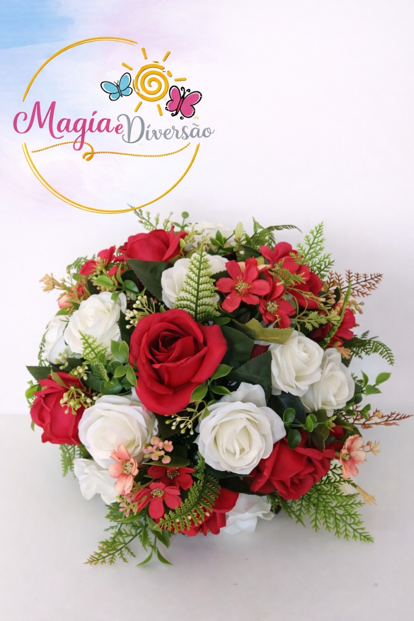 Flores Rosas G - Magia e Diversão 