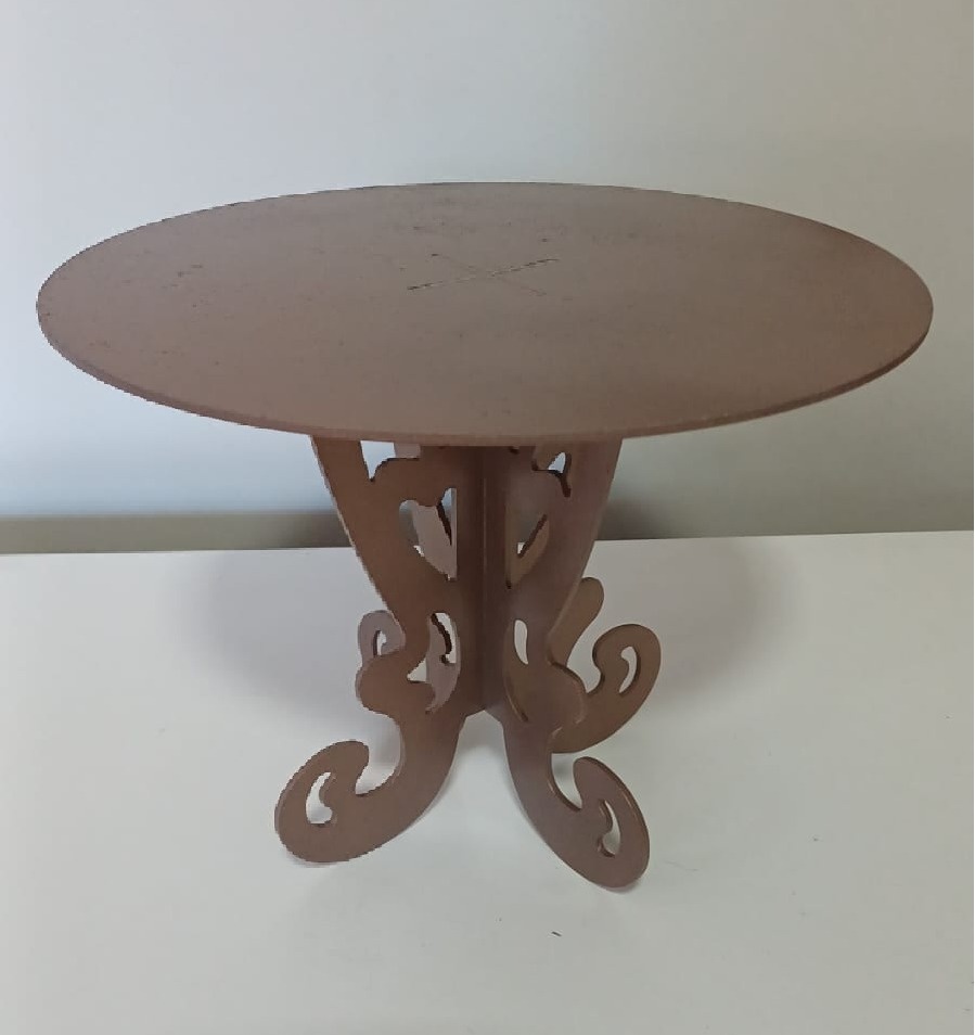 Bandeja Mdf Redonda Rose Gold - Magia e Diversão 