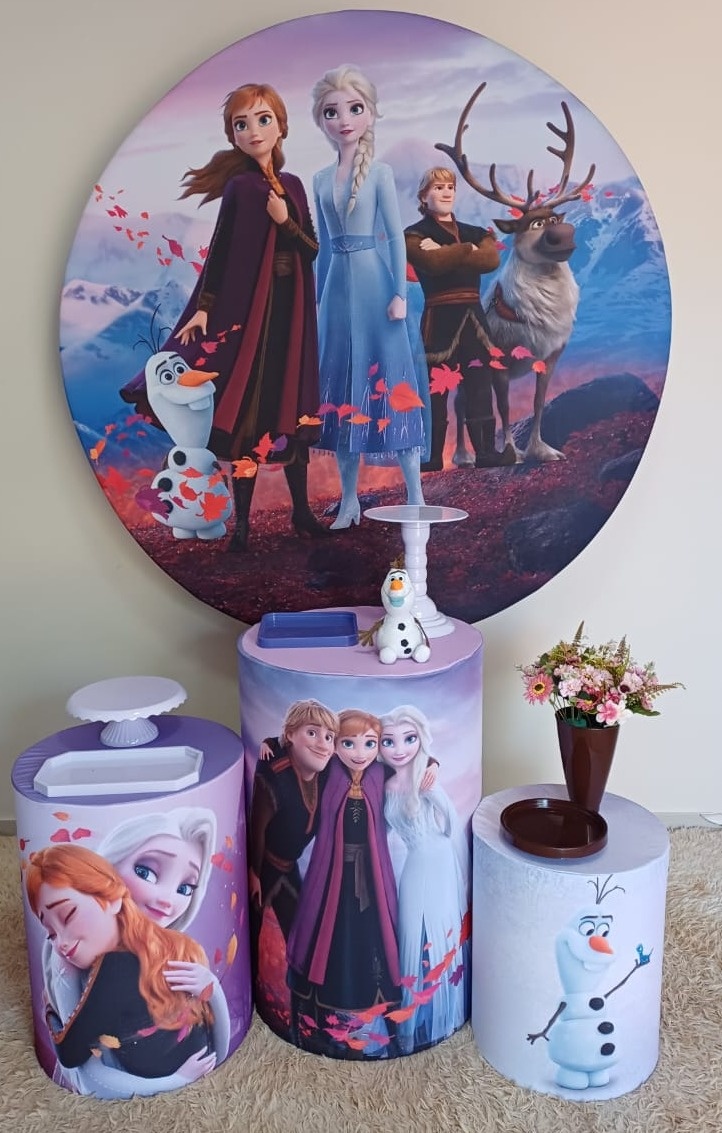  Kit Prata - Frozen - Magia e Diversão 