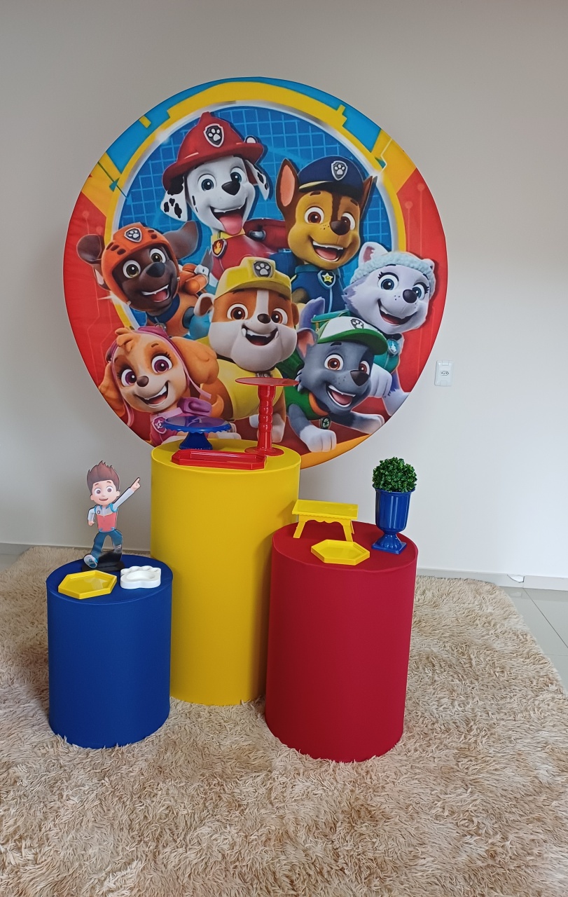  Kit Prata - Patrulha Canina - Magia e Diversão 