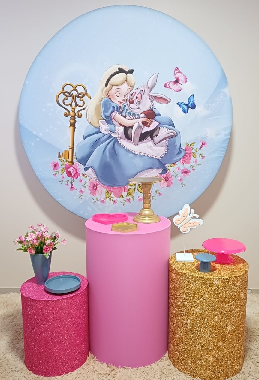  Kit Prata - Alice No País das Maravilhas - Magia e Diversão 