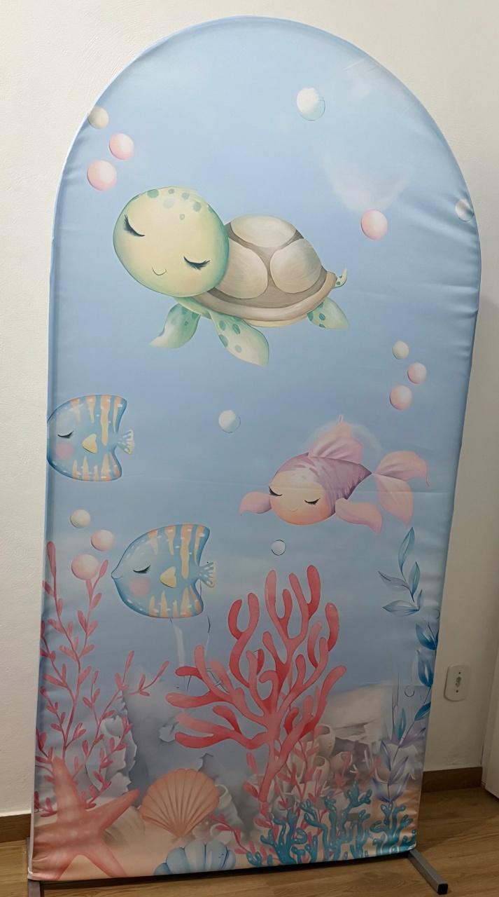 Capa de Painel Romano Fundo Do Mar - Roberta Locações 