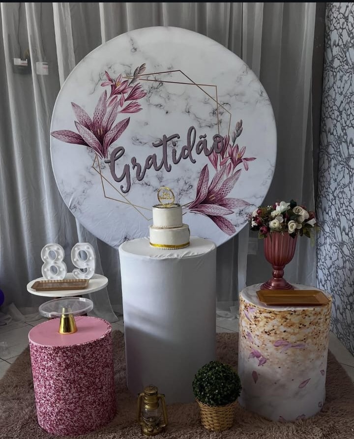 Gratidão Rosa  - atelie dias andrade