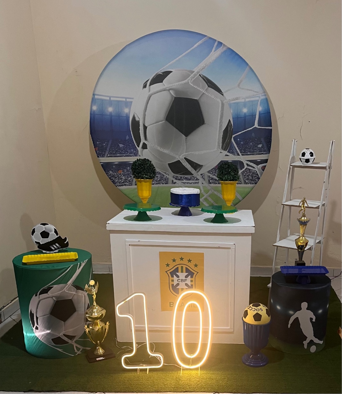 Futebol Padrão Mesa  - atelie dias andrade