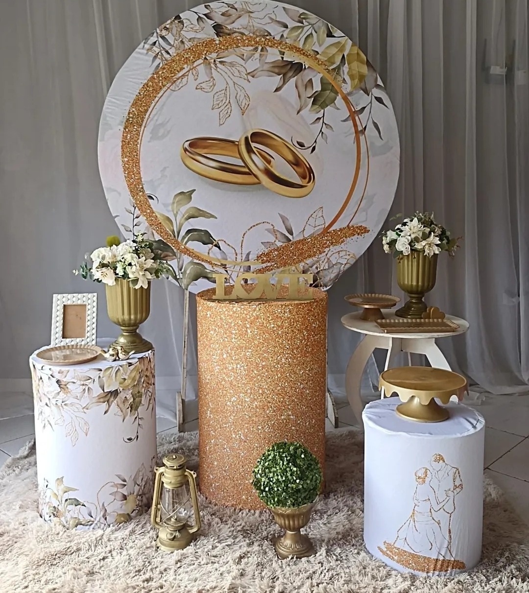 Casamento Dourada  - atelie dias andrade