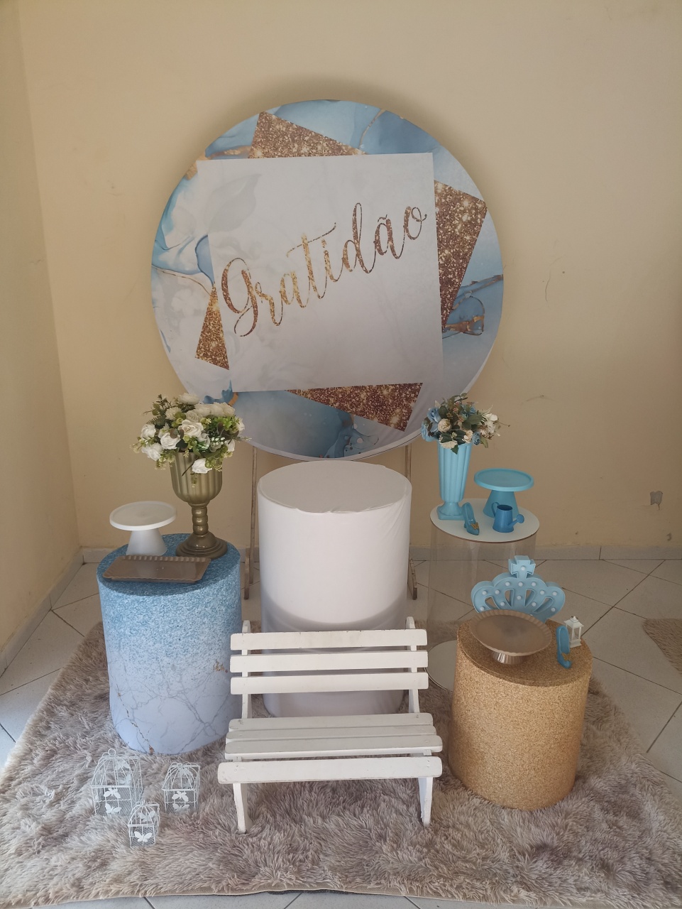 Gratidão Azul  - atelie dias andrade