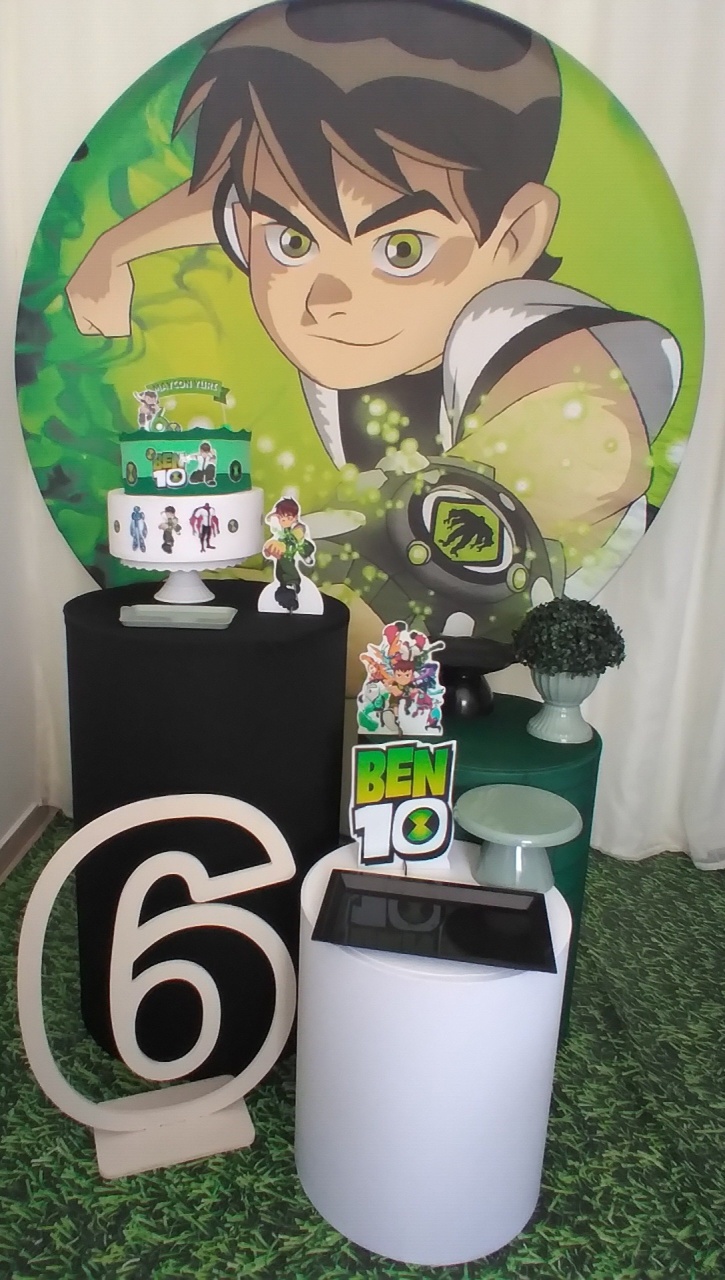 Kit Opala Ben 10 - Gisa Festas -Pegue e Monte