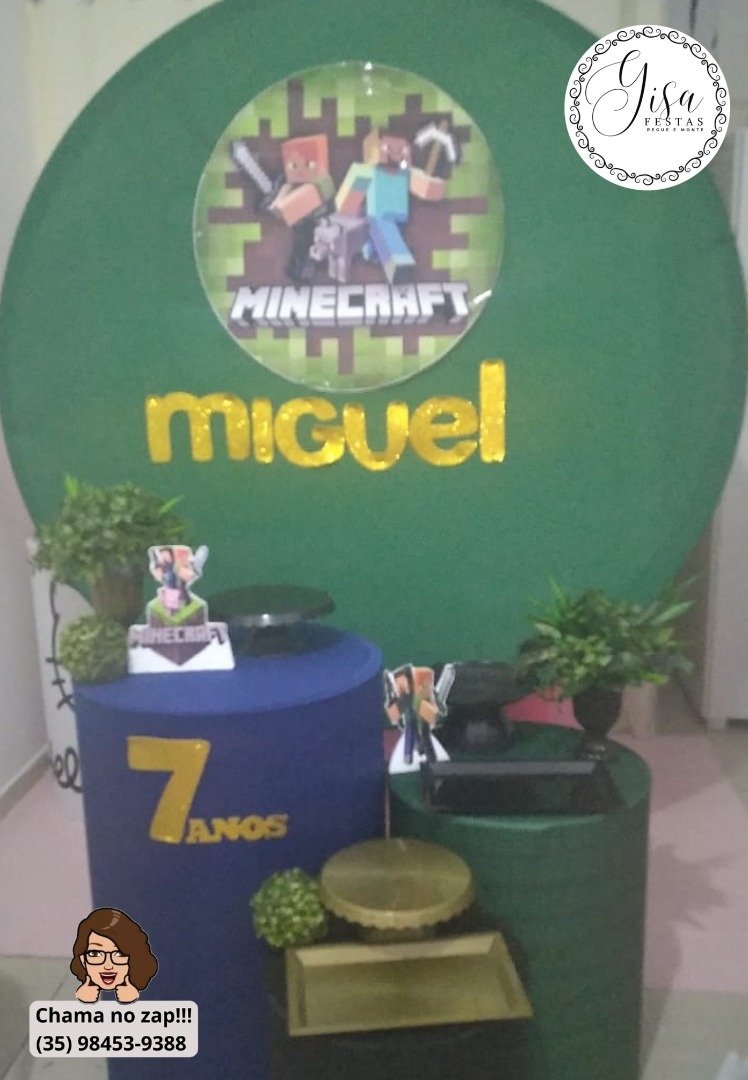 Minicraft Kit Prata - Gisa Festas -Pegue e Monte
