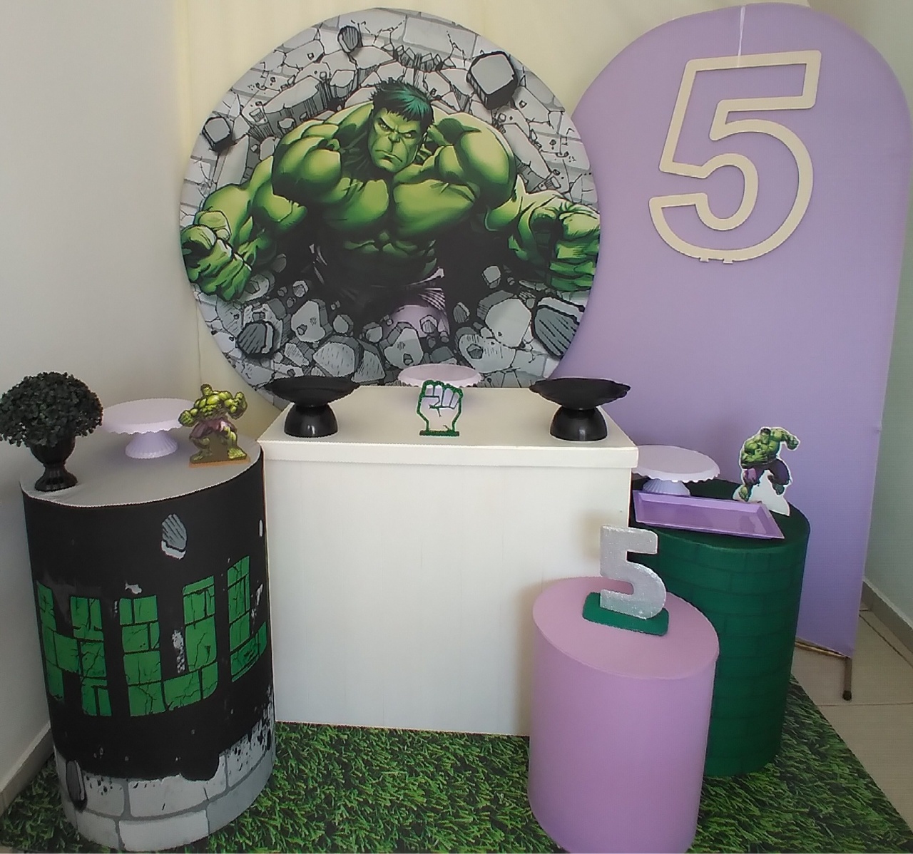 Kit Diamante Hulk - Gisa Festas -Pegue e Monte
