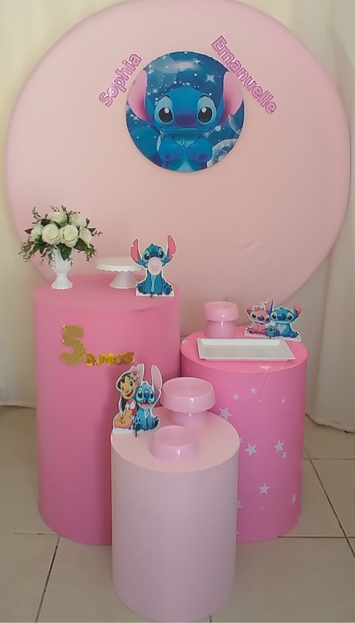 Kit Prata Stitch - Gisa Festas -Pegue e Monte