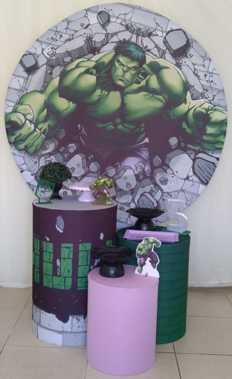 Kit Opala Hulk  - Gisa Festas -Pegue e Monte