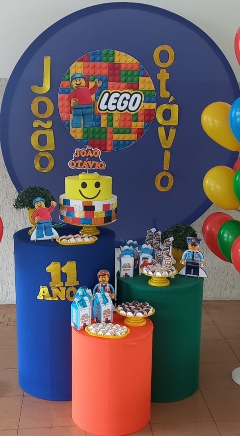 Lego Kit Prata  - Gisa Festas -Pegue e Monte