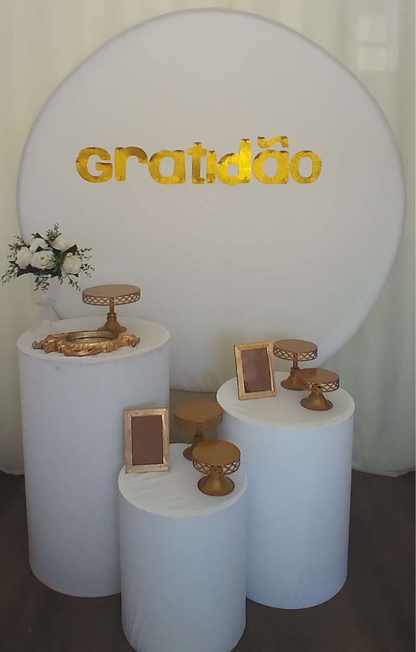 Kit Gratidão Branco - Gisa Festas -Pegue e Monte