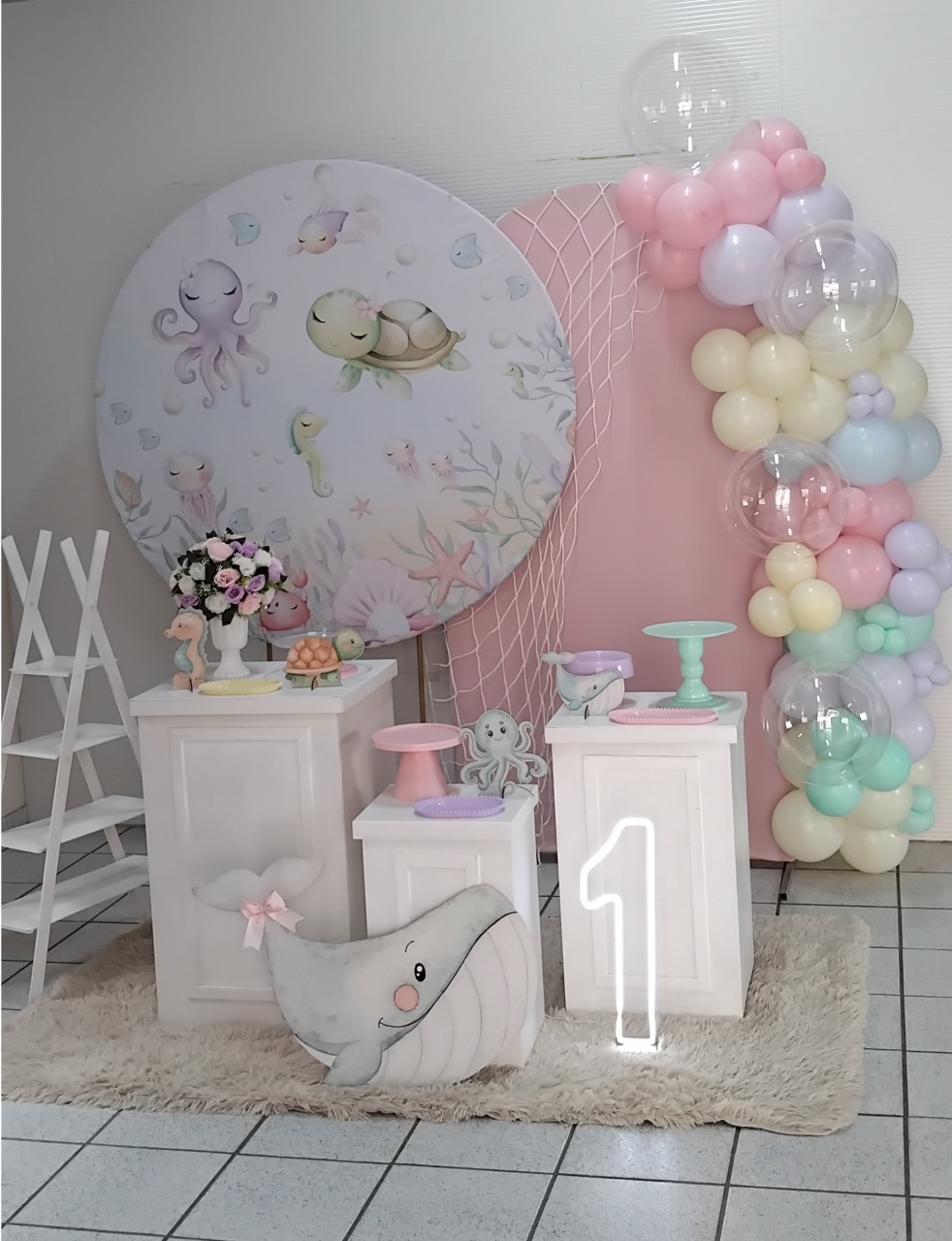 Fundo Do Mar Para Menina - Leilan Festas 