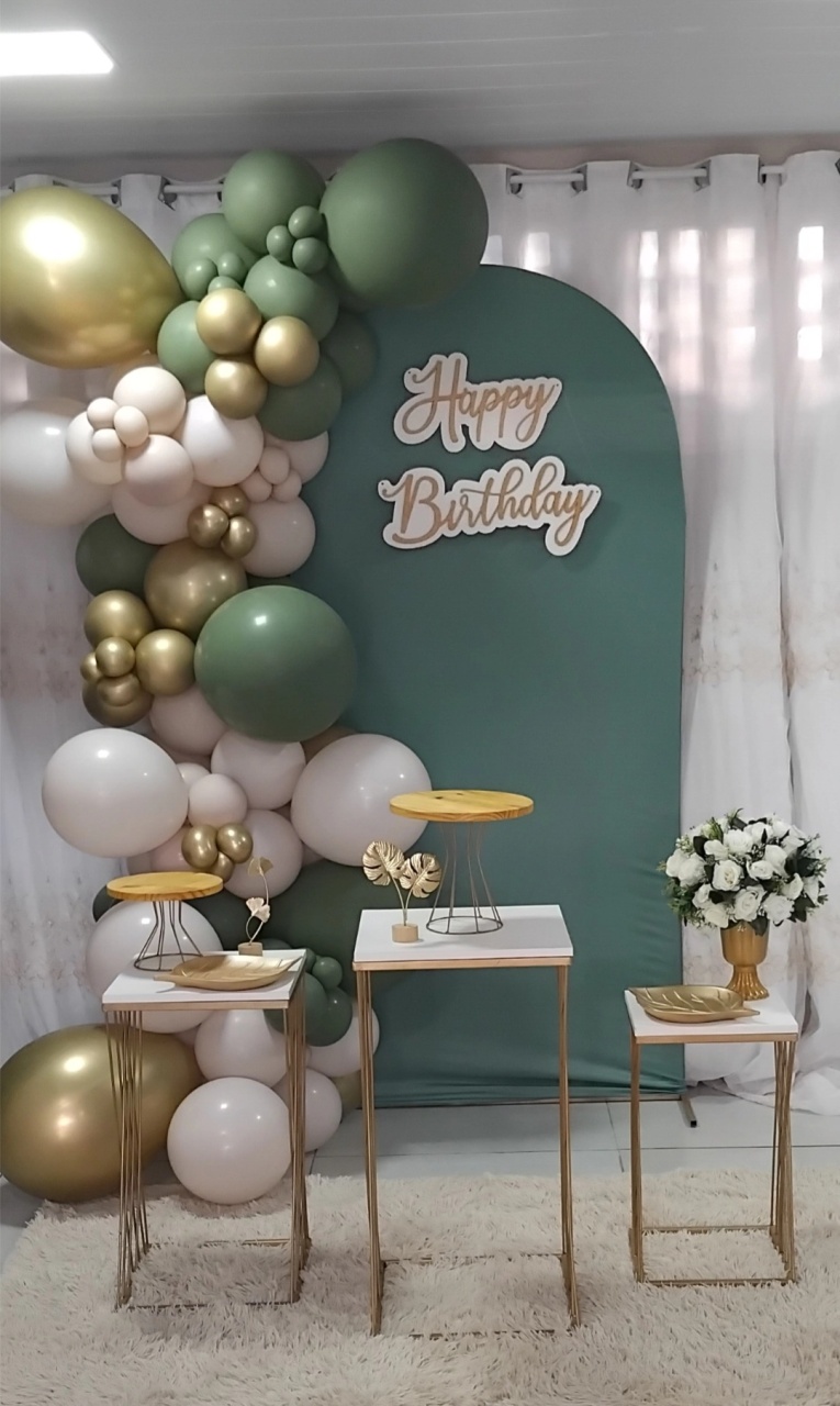 Kit Verde Com Nude Adulto  - Leilan Festas 