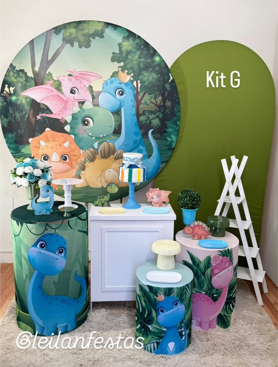 Dino Baby Kit G - Leilan Festas 