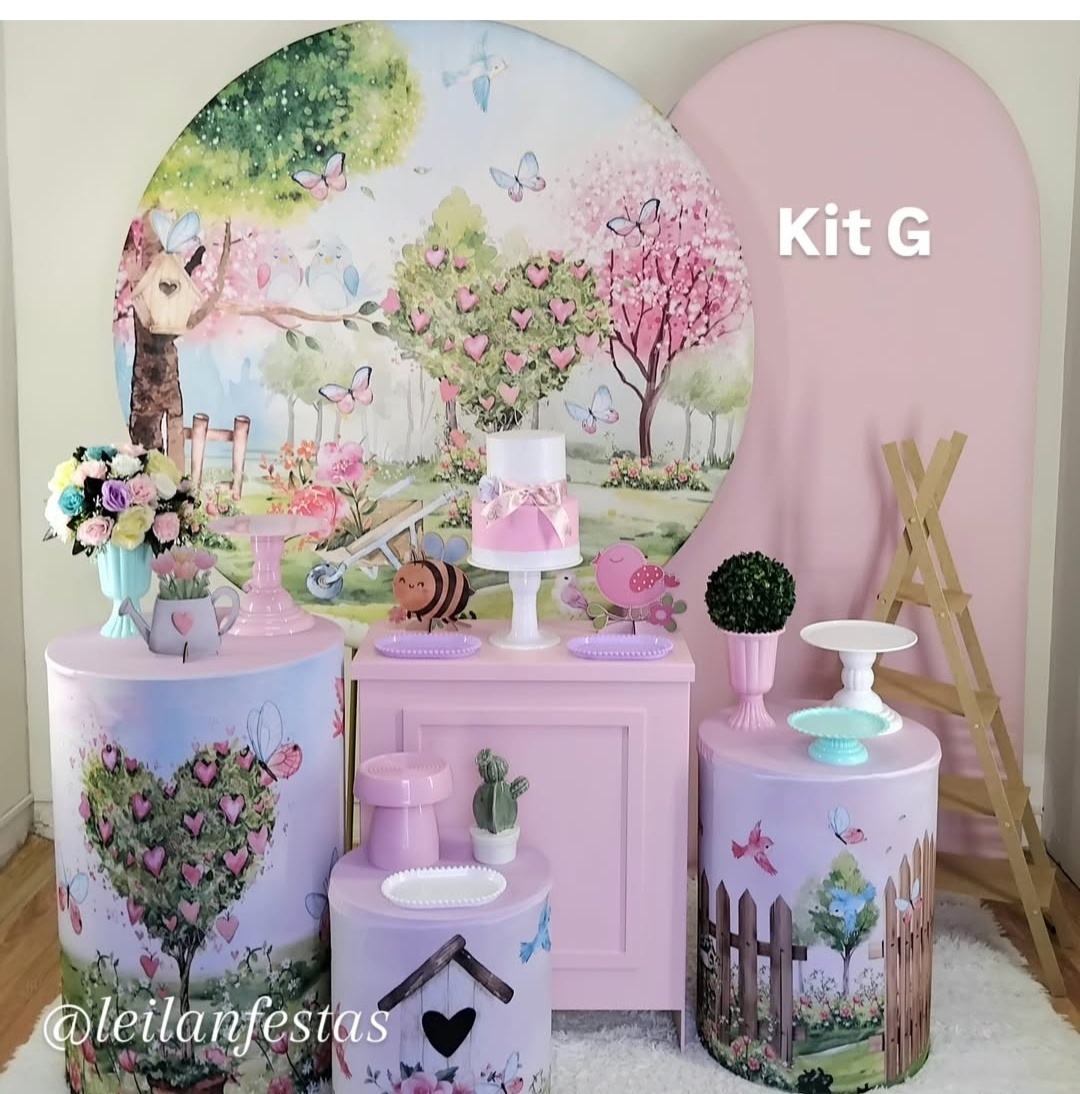 Jardim Encantado Kit G  - Leilan Festas 