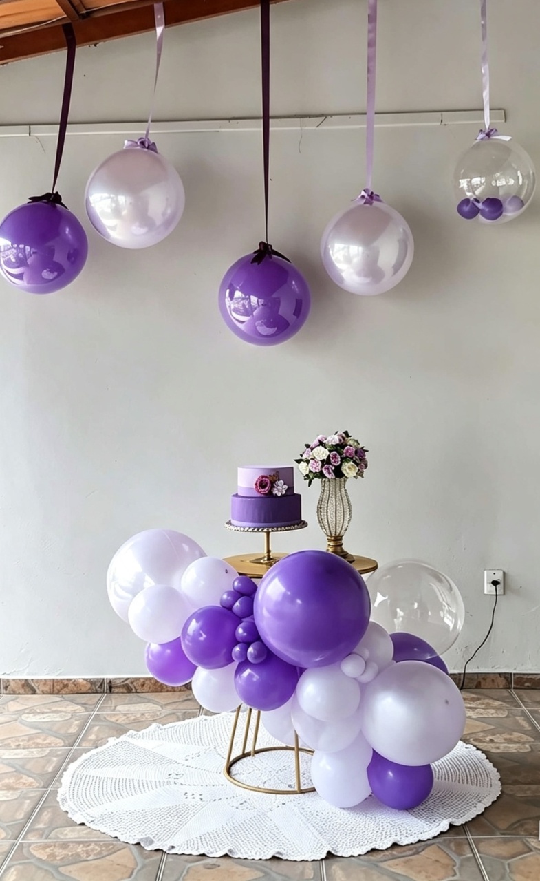 Kit Com Balões Aéreos - Leilan Festas 