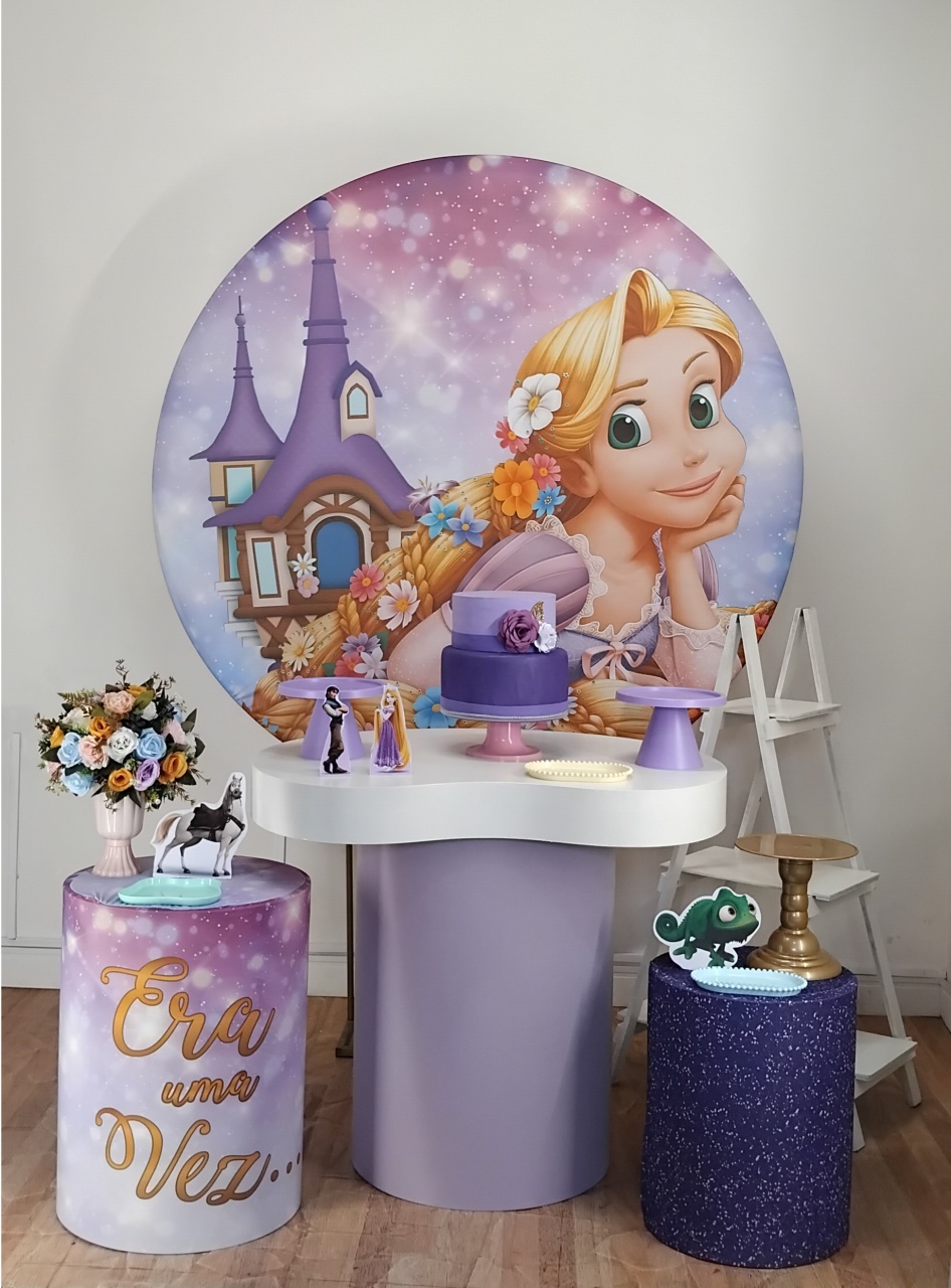 Composição Rapunzel - Leilan Festas 