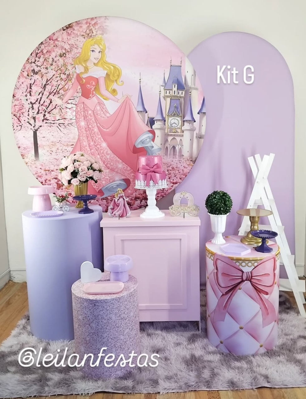 Princesa Aurora Kit G  - Leilan Festas 