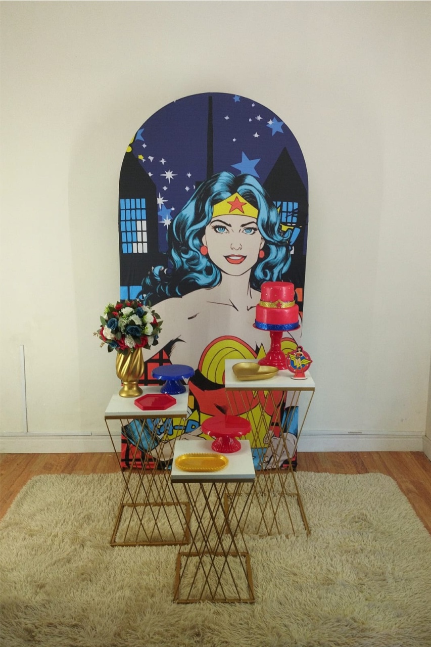 Kit P Mulher Maravilha Adulto - Leilan Festas 