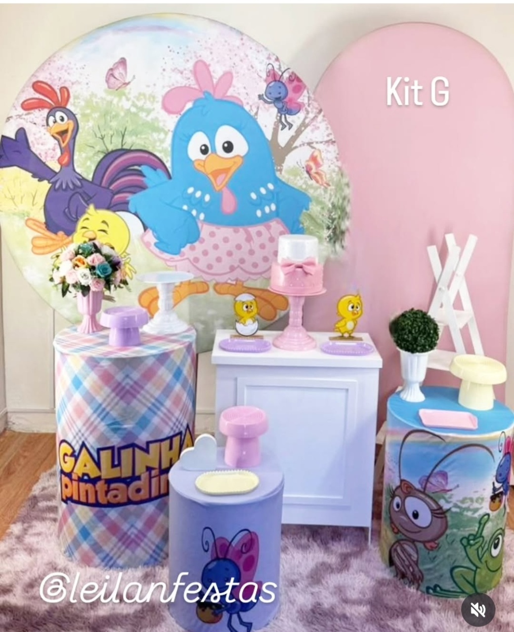 Galinha Pintadinha Kit G - Leilan Festas 