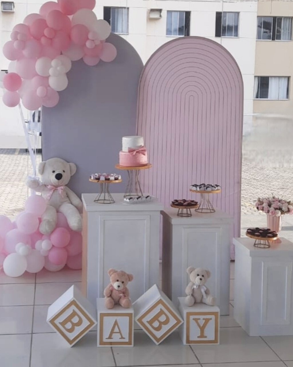 Composição Urso Baby  - Leilan Festas 