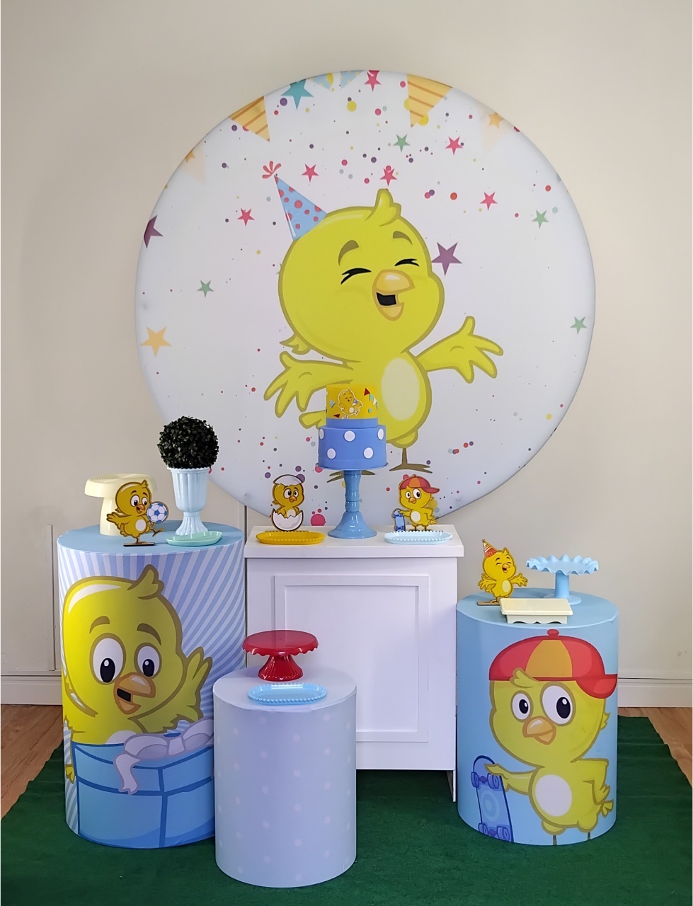 Pintinho Amarelinho Kit M - Leilan Festas 