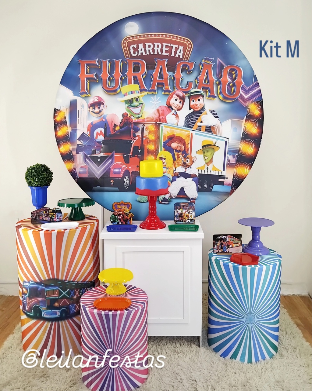 Carreta Furacão Kit M - Leilan Festas 
