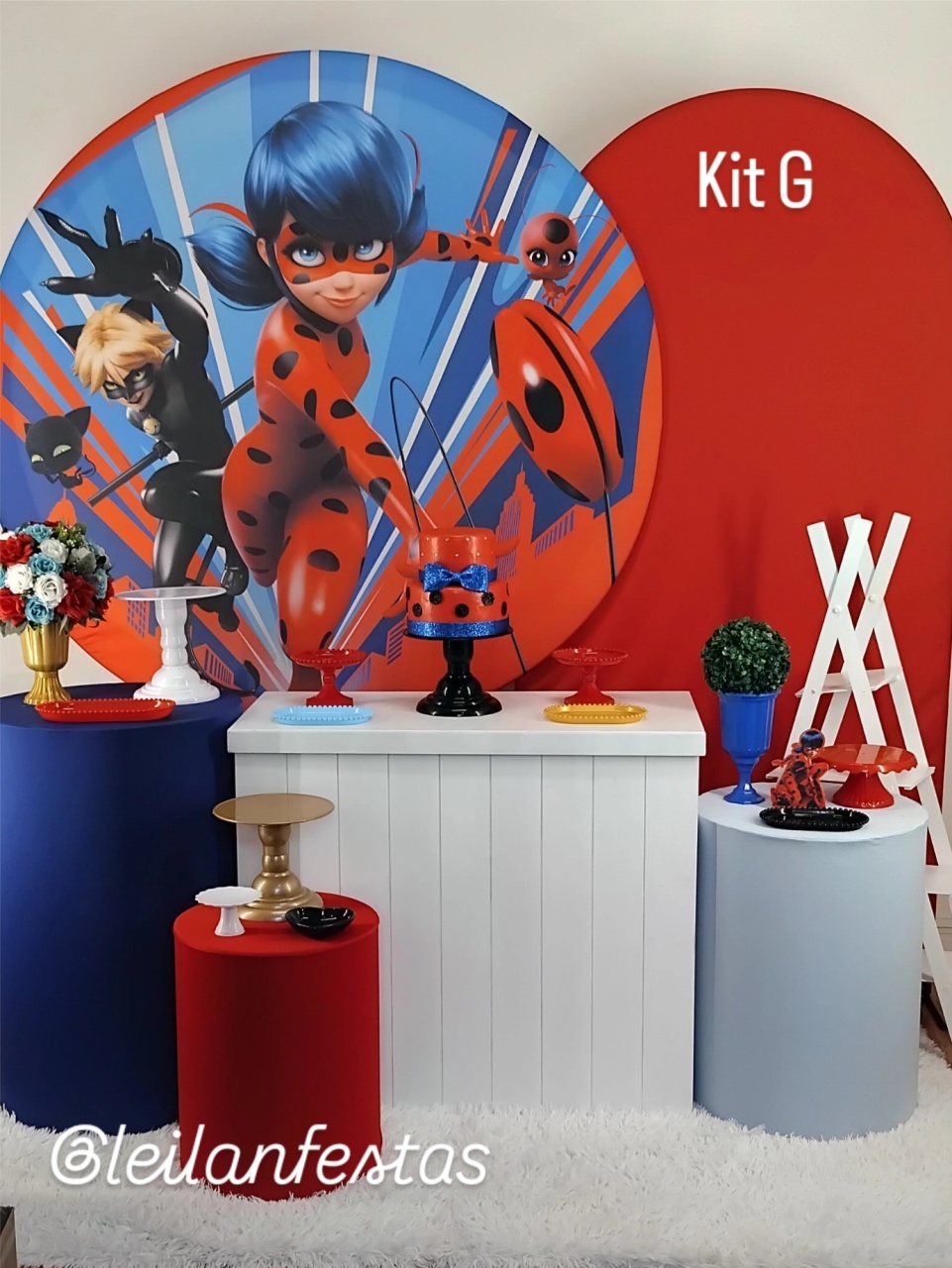 Ladybug Kits de G - Leilan Festas 