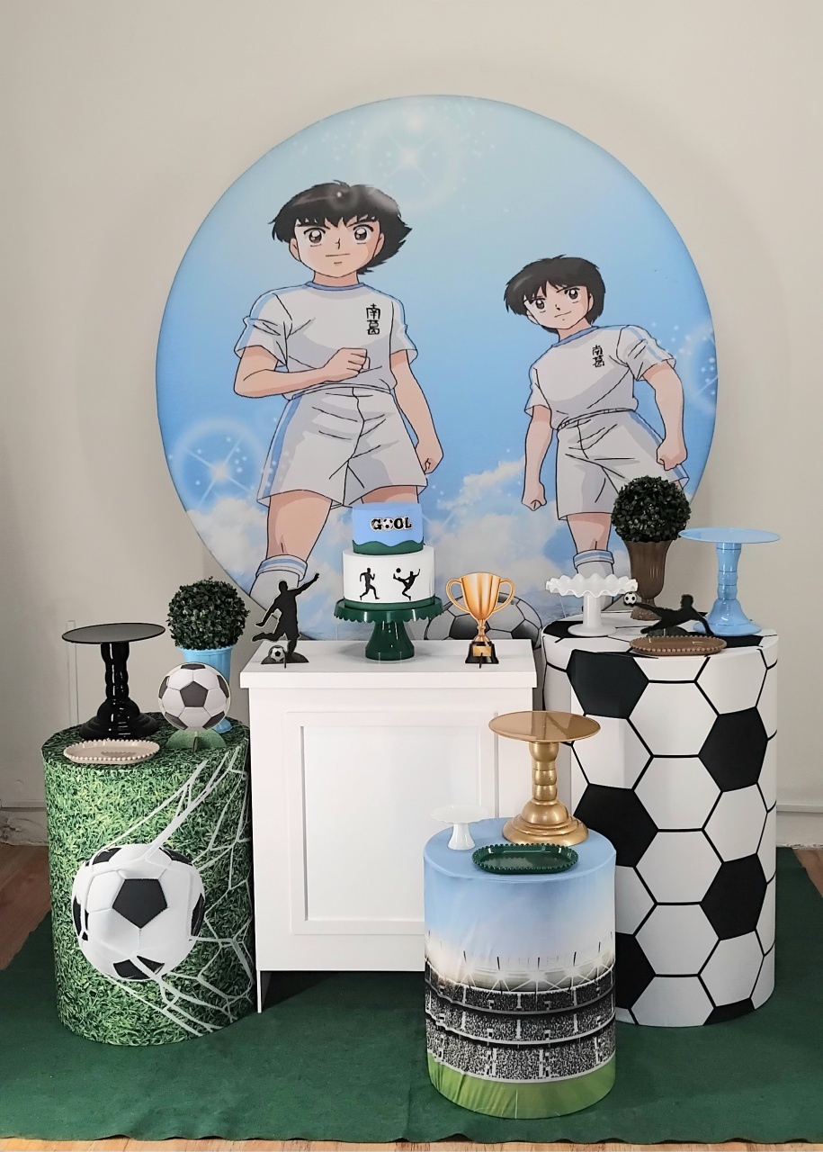 Captain Tsubasa Futebol Kit M - Leilan Festas 