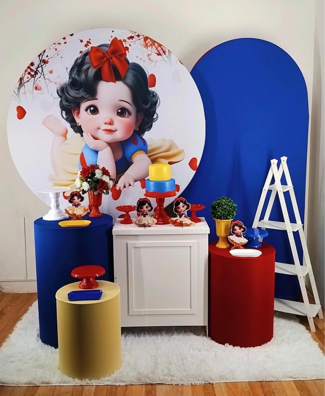 Branca de Neve Baby Kit G - Leilan Festas 