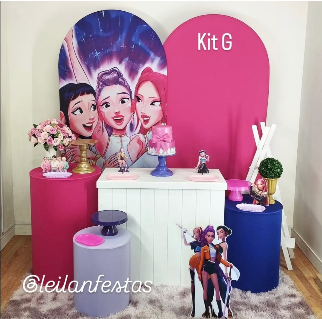 Guerreiras Do K-Pop Kit G - Leilan Festas 
